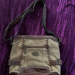 New without tags BØC Boc baseball styled leather tote purse